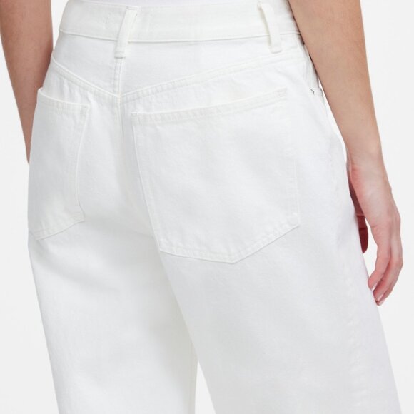 Madewell Low-Slung Baggy Jeans in Pure White size 26 - Picture 2 of 12